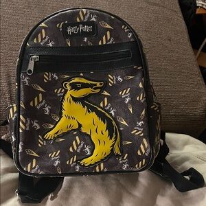 Loungefly Harry Potter Black and Yellow Backpack